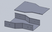 Cable Duct Fitting - Straight Reducer